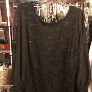 Black party dress